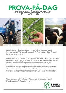 Läs mer om artikeln Prova-på-Dag Lantbruk