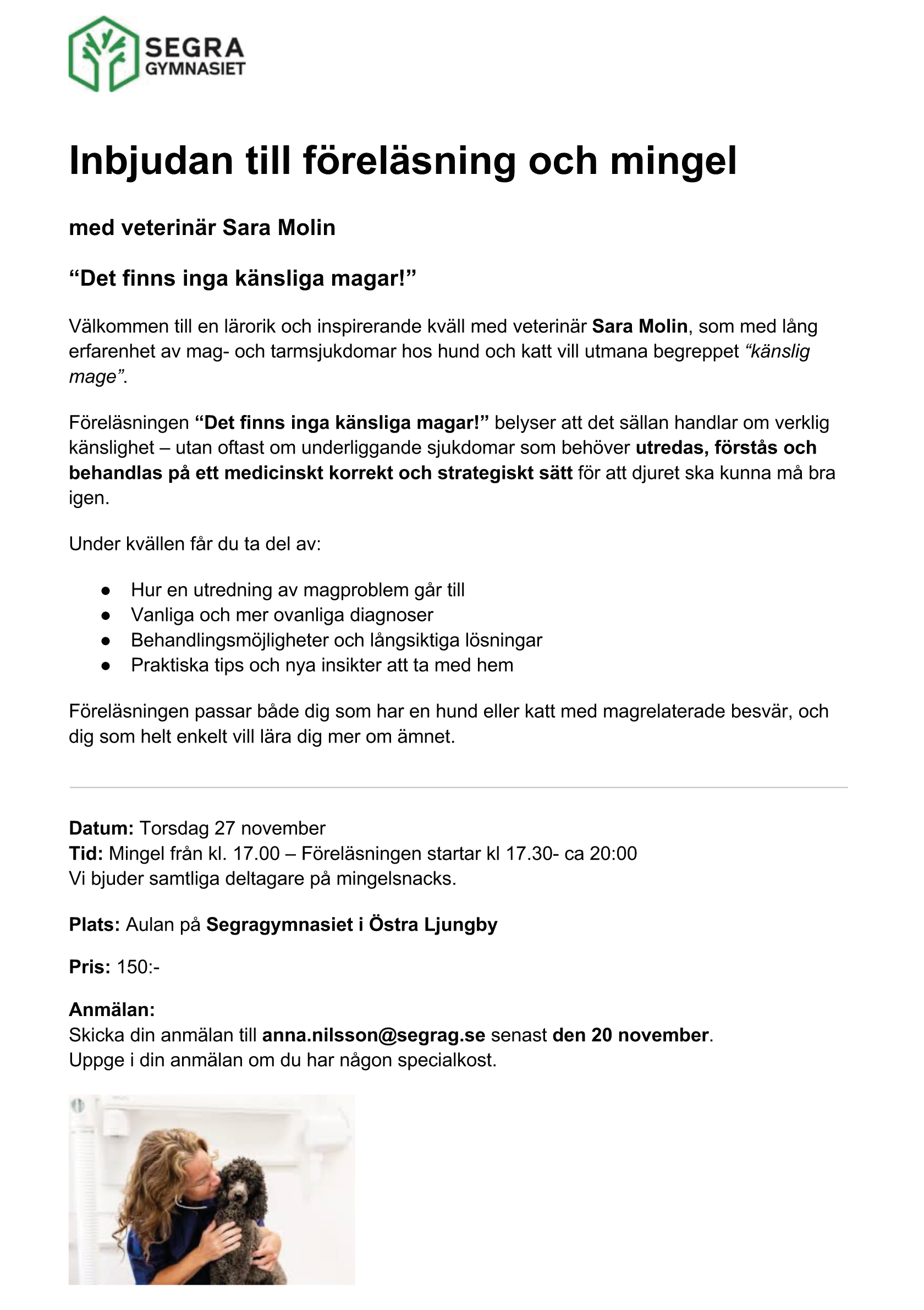 Du visar för närvarande Föreläsning “Det finns inga känsliga magar!”